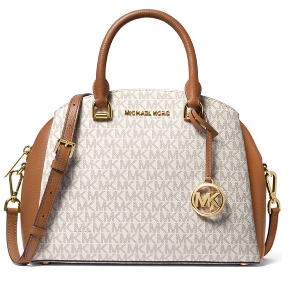 MICHAEL Michael Kors Handbags - NEW| Michael Kors Maxine Signature Dome Satchel